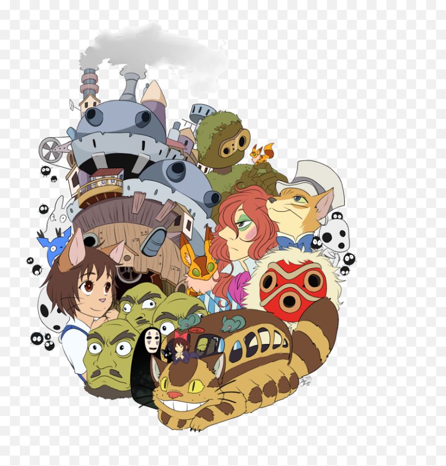 Miyazaki Emoji,Studio Ghibli Png