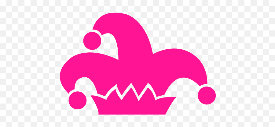 Deep Pink Joker 2 Icon - Free Deep Pink Joker Icons Joker Pink Emoji,Joker Logo