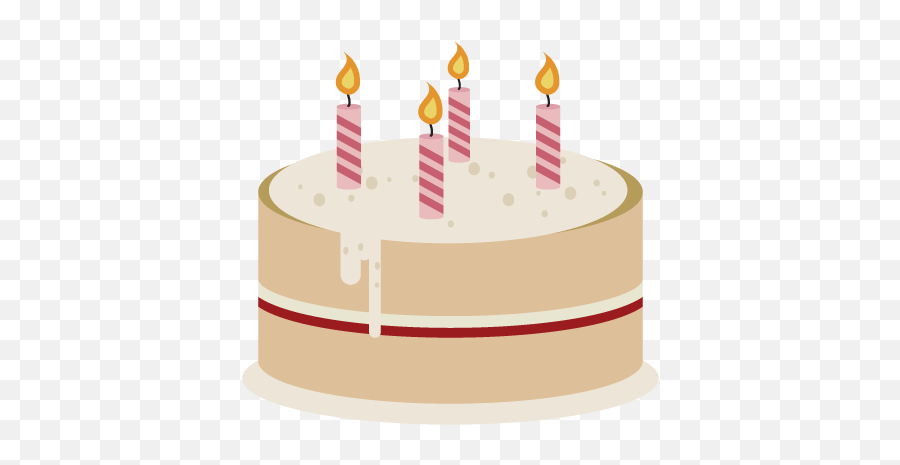 Download Birthday Cake Clip Art - Simple Cake Clipart Png Emoji,Birthday Cake Clipart Png