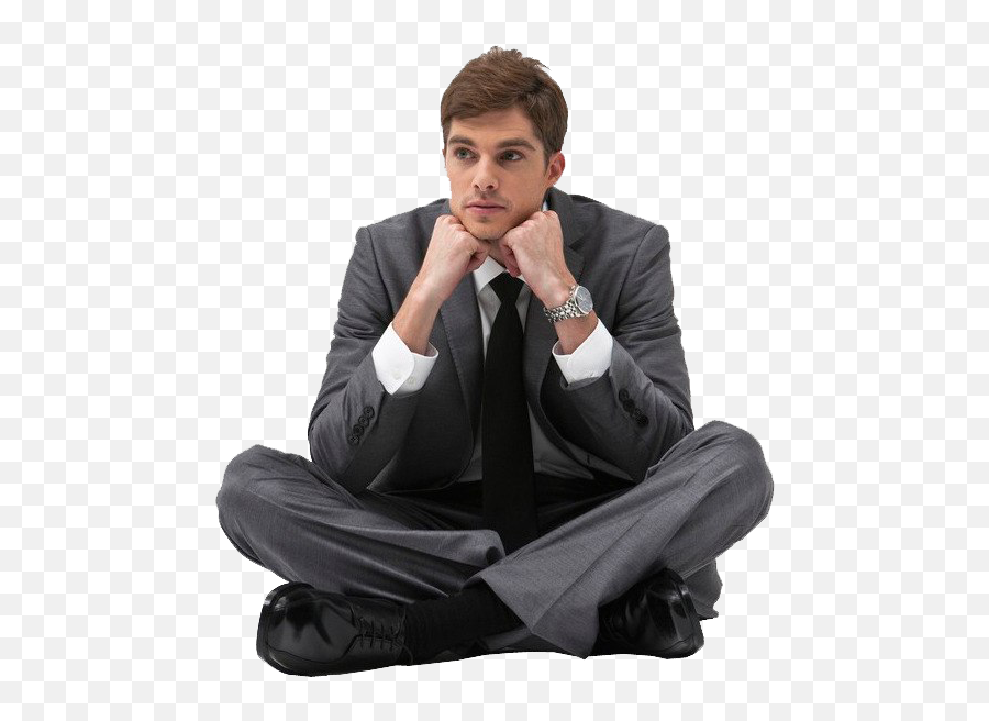 Businessman Thinking Png Clipart - Thinking Man Man Png Emoji,Thinking Png