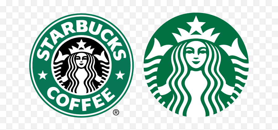 Starbucks Logo Transparent Background - Starbucks Rebranding Emoji,Starbucks Logo History