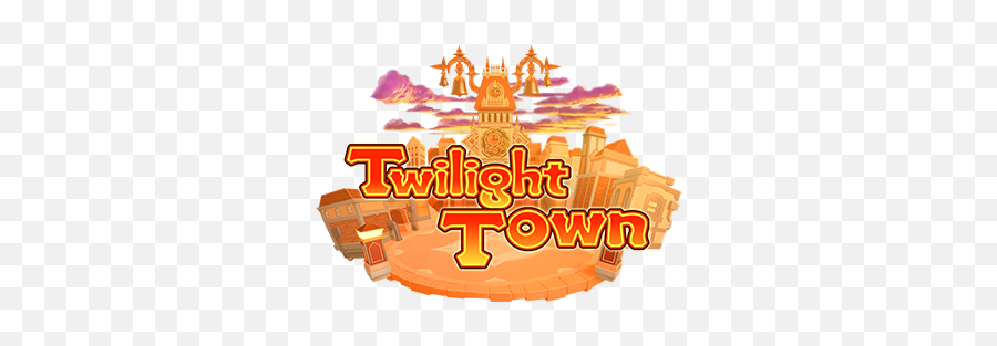 Olympus And Twilight Town World Logos - Kingdom Hearts 3 Twilight Town Logo Emoji,Kingdom Hearts Logo
