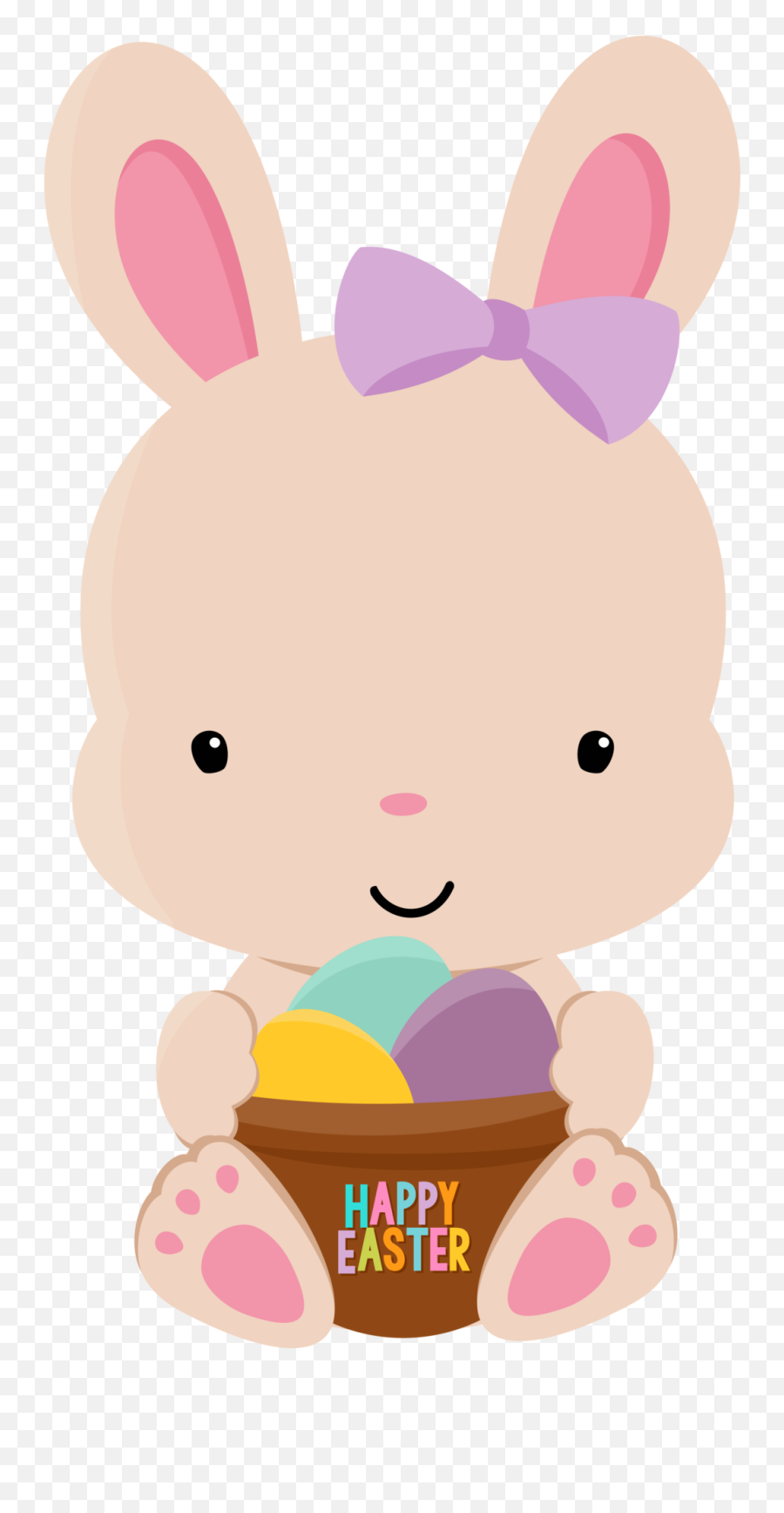 Bunny Clipart Conejo Cute Easter Bunny Clipart - Clip Art Cute Coelho Da Pascoa Png Emoji,Easter Bunny Clipart