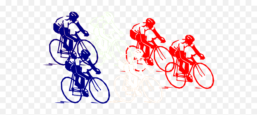 French Group Bike Clip Art At Clkercom - Vector Clip Art Group Of Cyclist Animation Png Emoji,Group Clipart