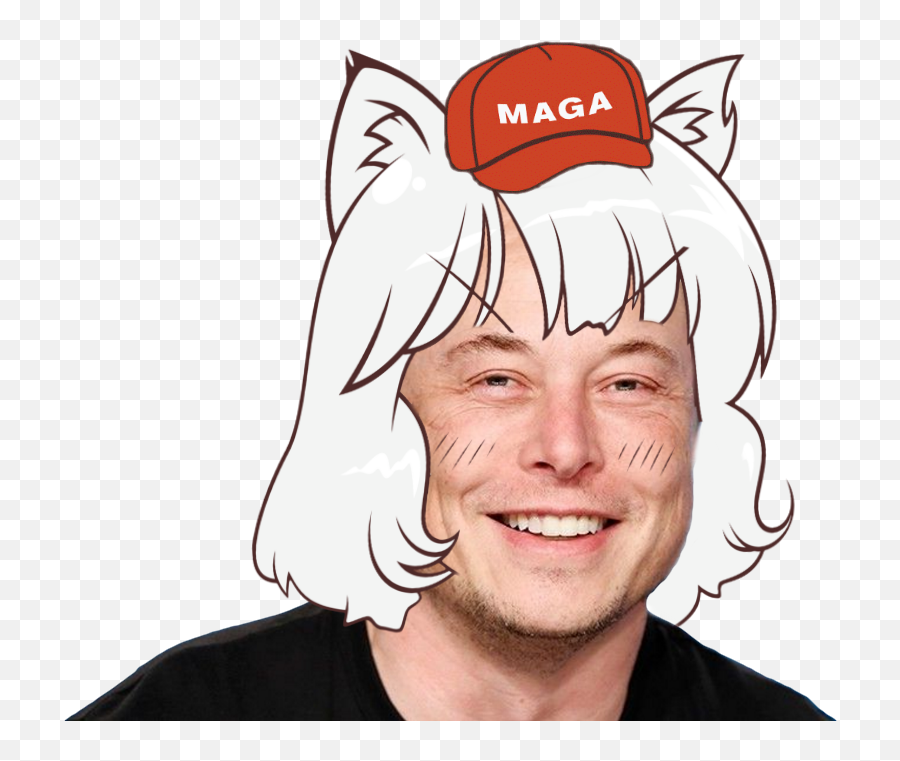 People - Drawing Anime Elon Musk Emoji,Elon Musk Transparent