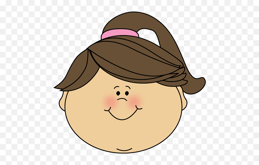 Feelings Preschool - Happy Girl Face Clipart Emoji,Happy Clipart