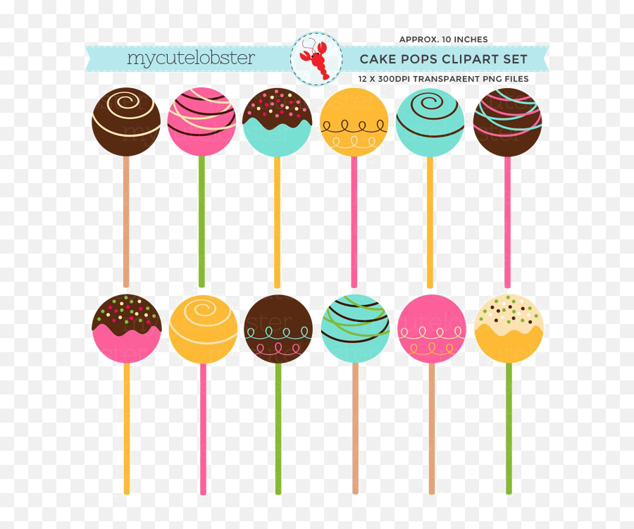 Cake Clipart Png - Cake Pops Clipart Emoji,Pop Clipart