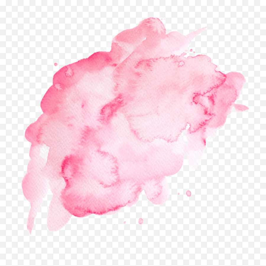 Transparent Watercolor Background Png - Pink Transparent Pink Watercolour Splash Emoji,Watercolor Png