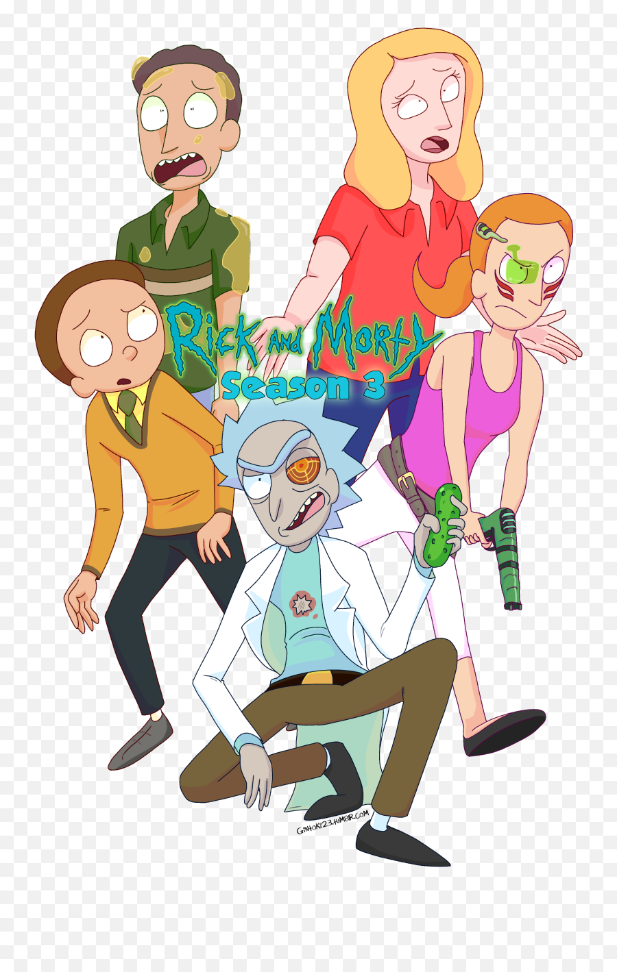 Watch Rick And Morty Season 3 Episode 6 - Rick And Morty Hype Emoji,Rick And Morty Transparent