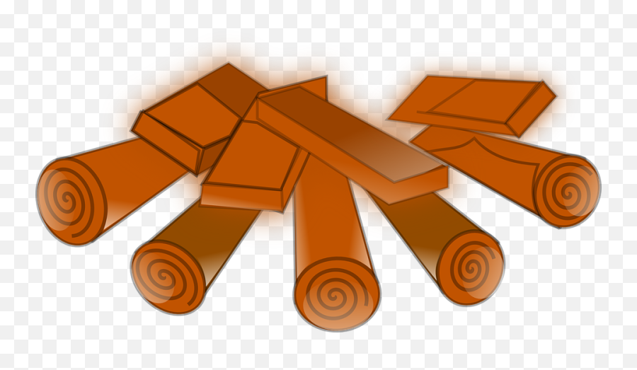 Woodpng Clip Art At Clkercom - Vector Clip Art Online Cartoon Campfire Clipart Emoji,Cinnamon Clipart