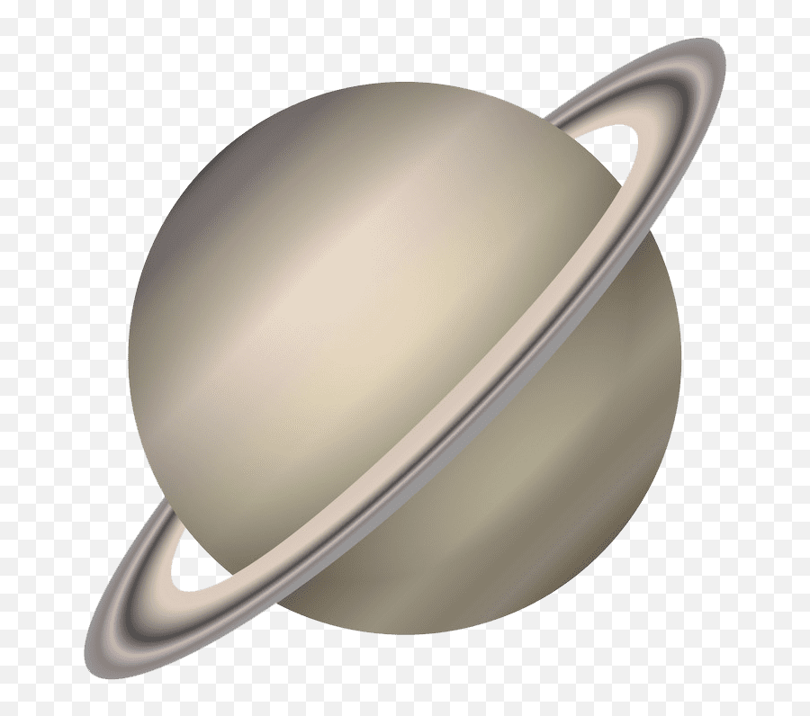 Saturn Planet Clipart Transparent - Saturn Realistic Icon Emoji,Saturn Transparent