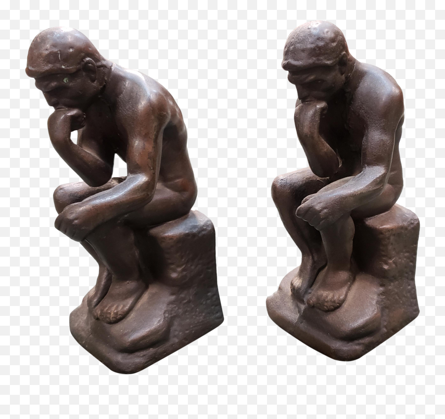 Early 20th Century After Rodin Emoji,The Thinker Png