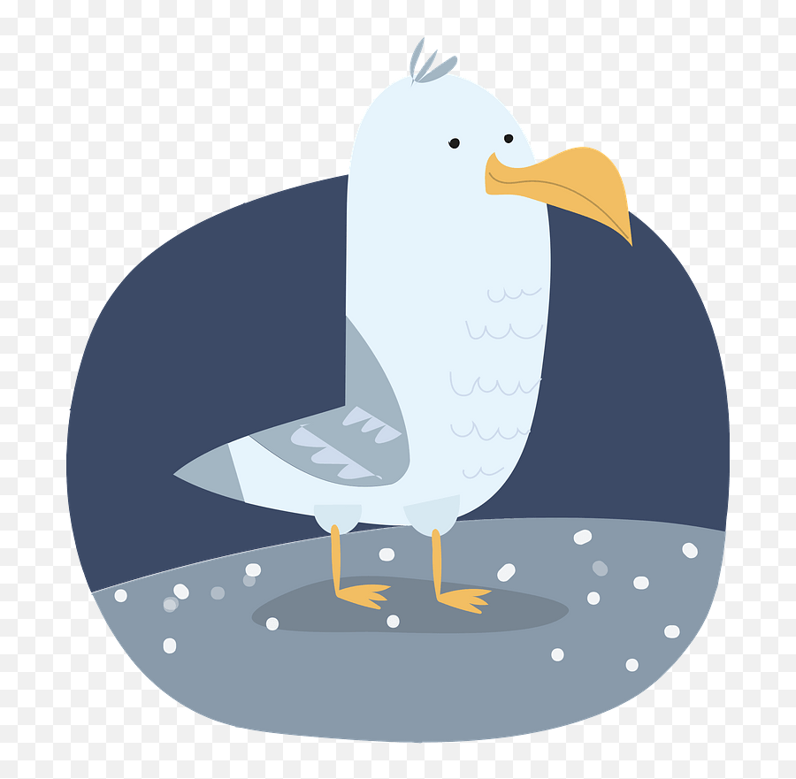 Seagull Clipart - Gulls Emoji,Seagull Clipart