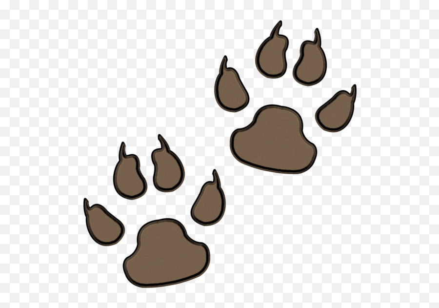 Transparent Bear Paw - Novocomtop Emoji,Bear Paw Clipart