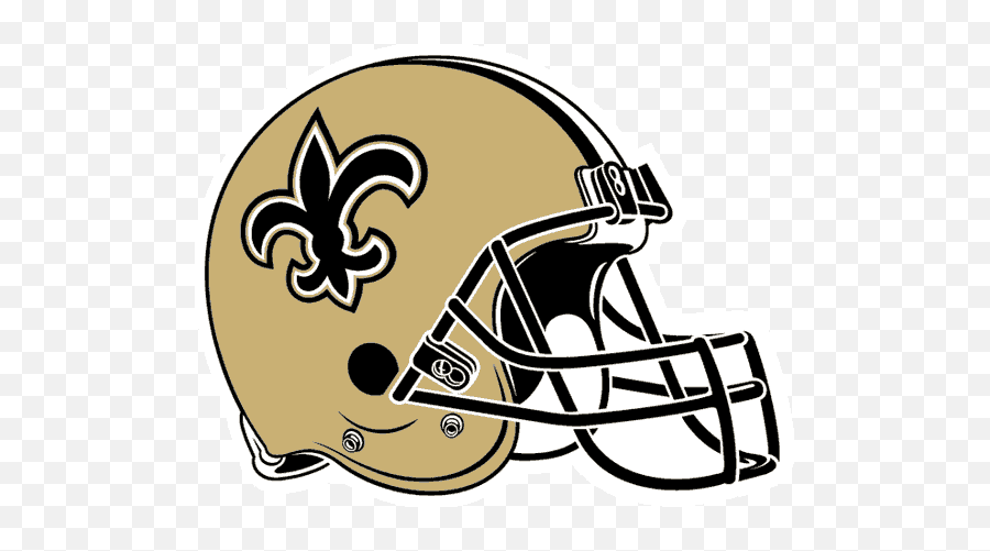 Saints Helmet Logos - New Orleans Saints Helmet Clipart Emoji,Saints Logo