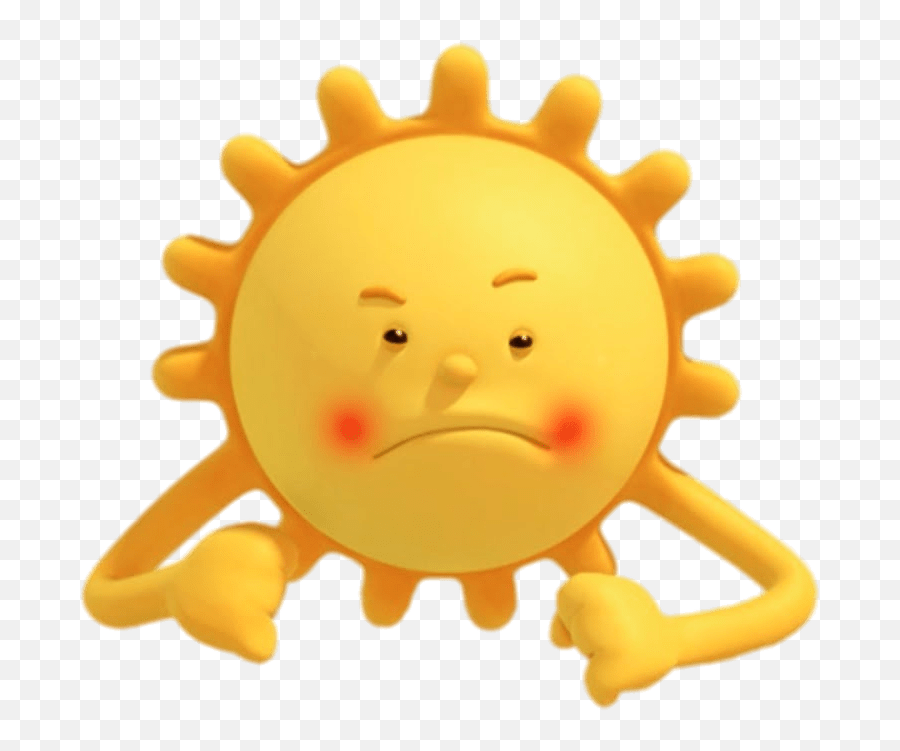 Cloudbabies Angry Sun Transparent Png - Angry Sun Cartoon Png Emoji,Sun Transparent