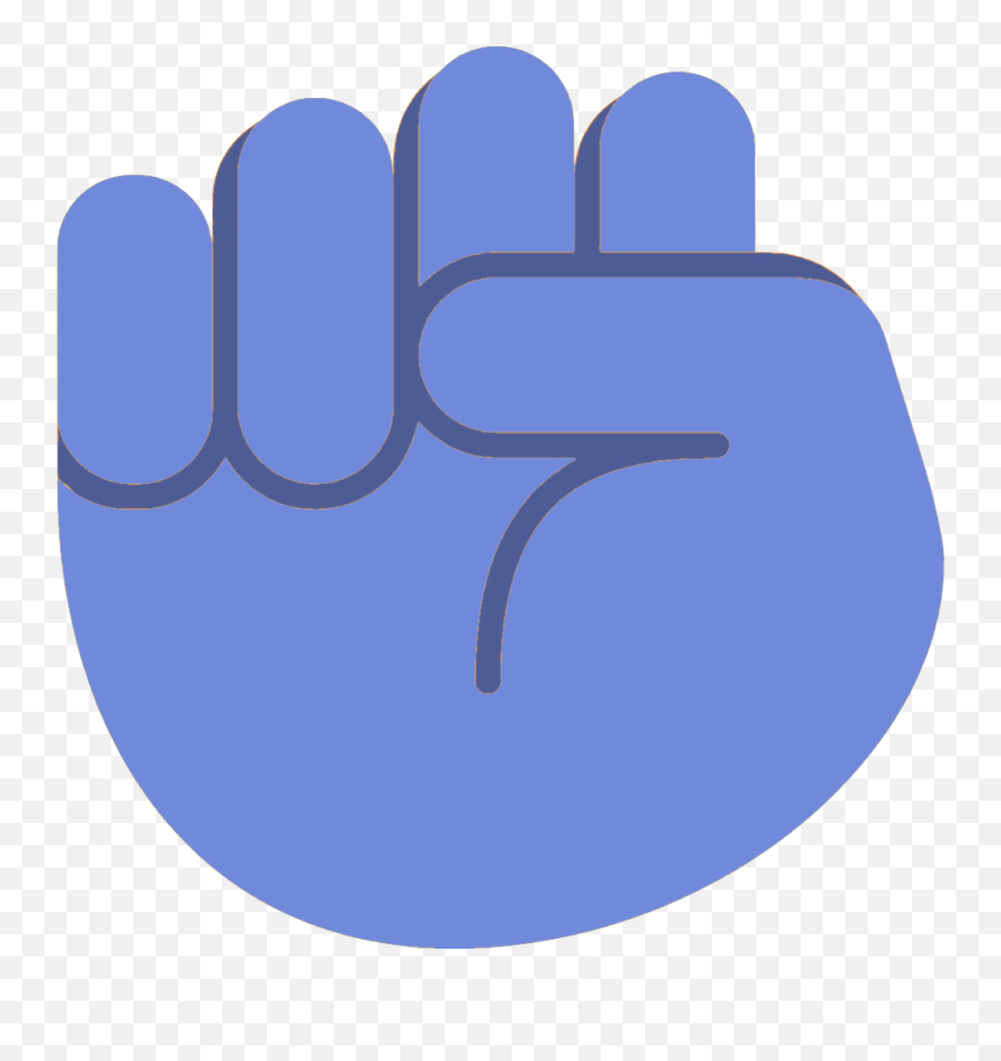 Blurplefist - Discord Emoji,Fist Emoji Transparent