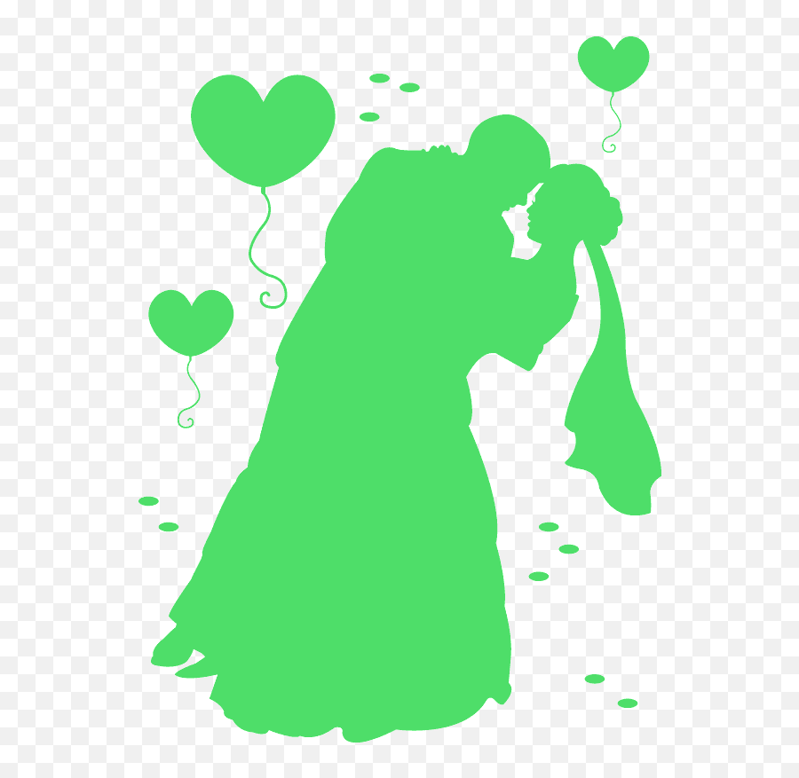 Wedding Party Silhouette - Free Vector Silhouettes Creazilla Emoji,Wedding Party Clipart