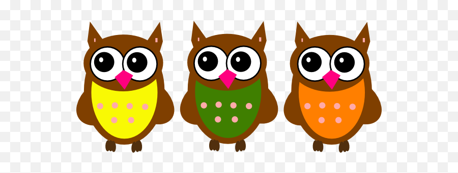 3 Clipart Owl 3 Owl Transparent Free - Triple Clipart Emoji,Owls Clipart