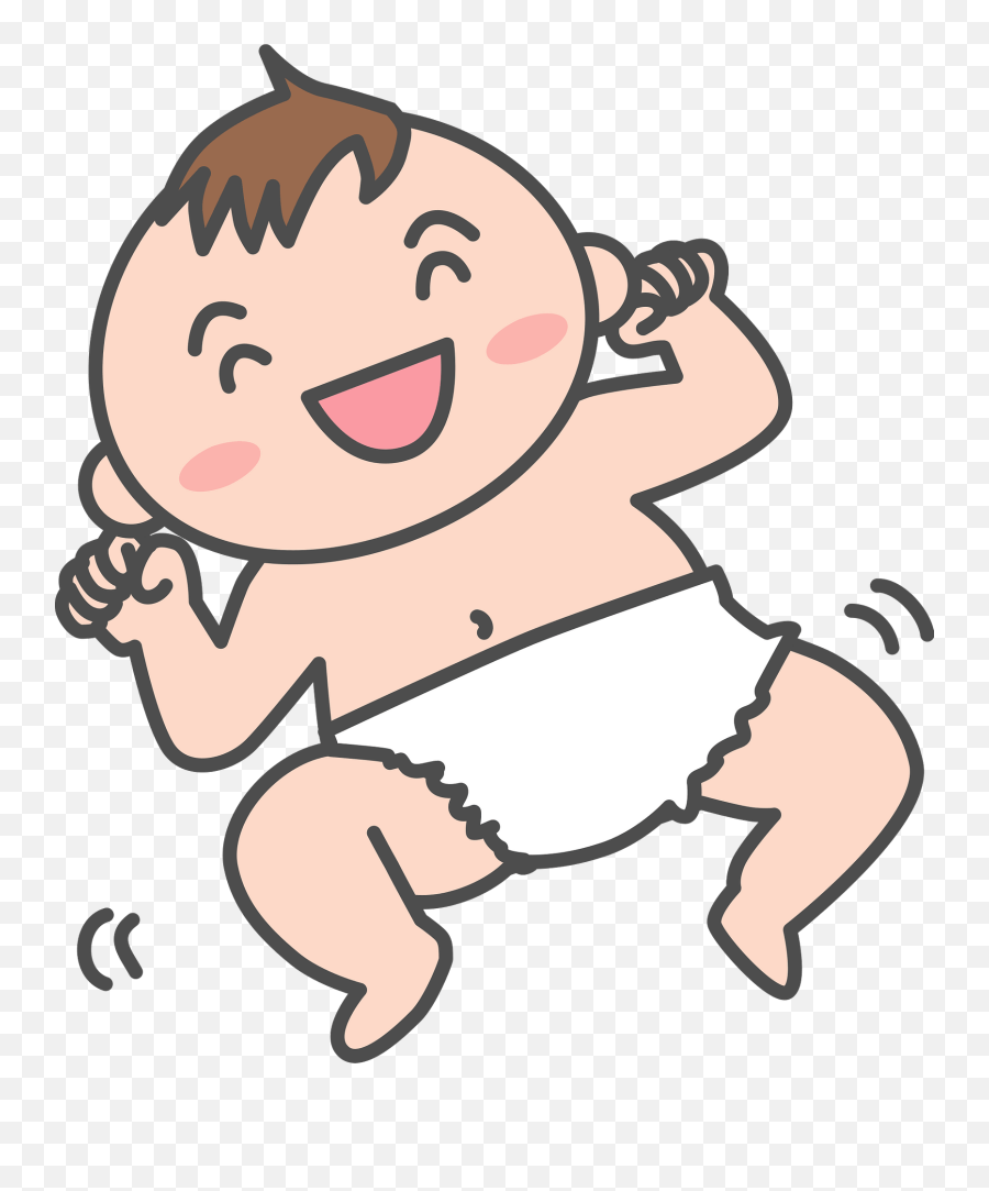 Baby Is Expressing Joy Clipart - Baby Giving Joy Clipart Emoji,Joy Clipart