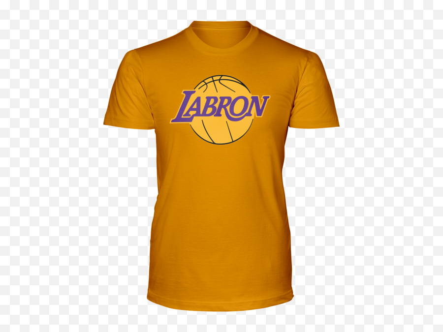 Labron Lakers Logo Shirt Gold U2013 Heat Tees - For Adult Emoji,Lakers Logo
