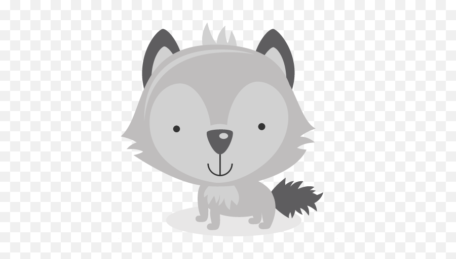 Pin - Cute Wolf Clipart Png Emoji,Wolf Clipart