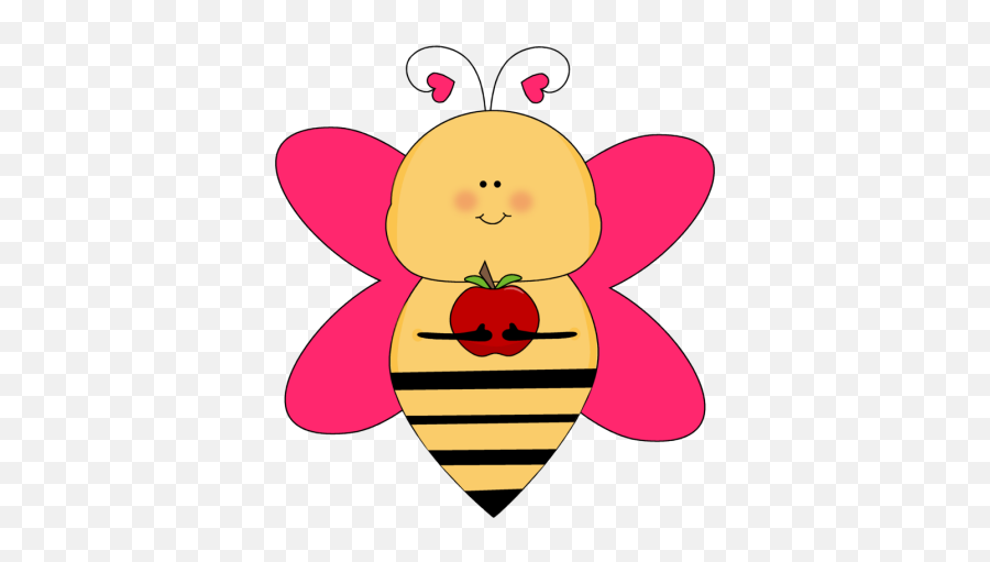 Free Teacher Heart Cliparts Download Free Teacher Heart - Bee Pink Emoji,Teacher Appreciation Clipart