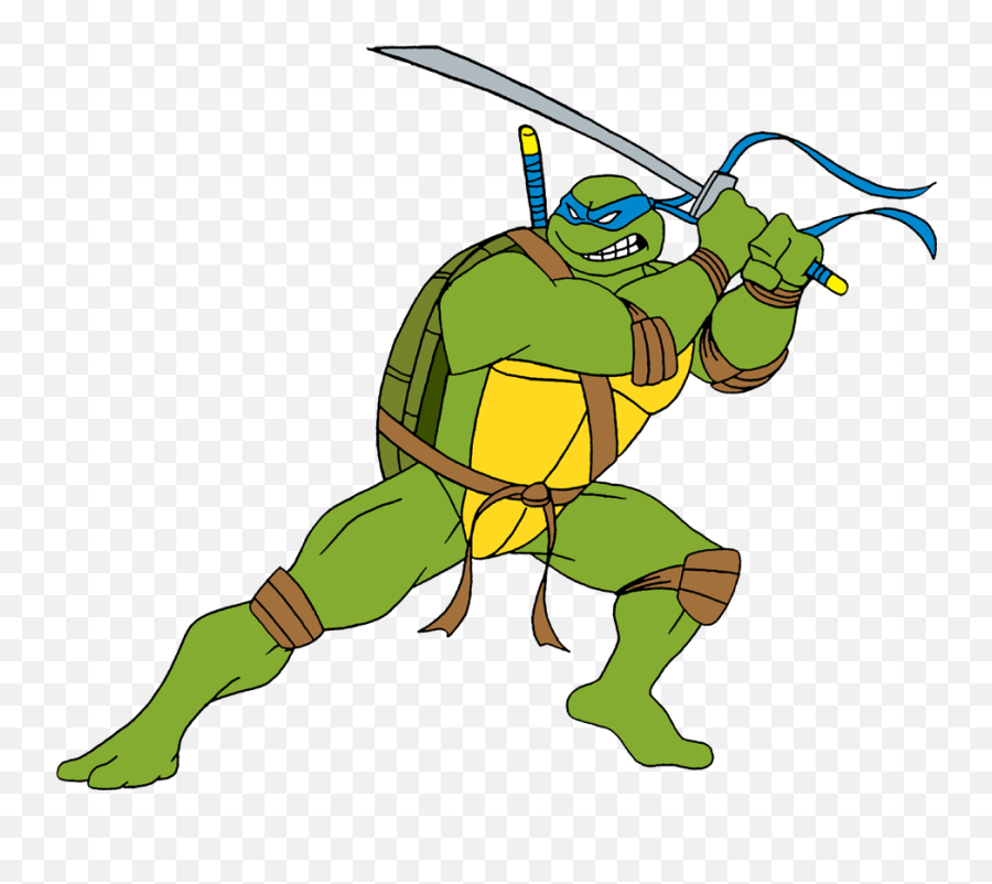 Ninja Turtles Png - Drawing Teenage Mutant Ninja Turtles Leonardo Emoji,Ninja Turtle Clipart