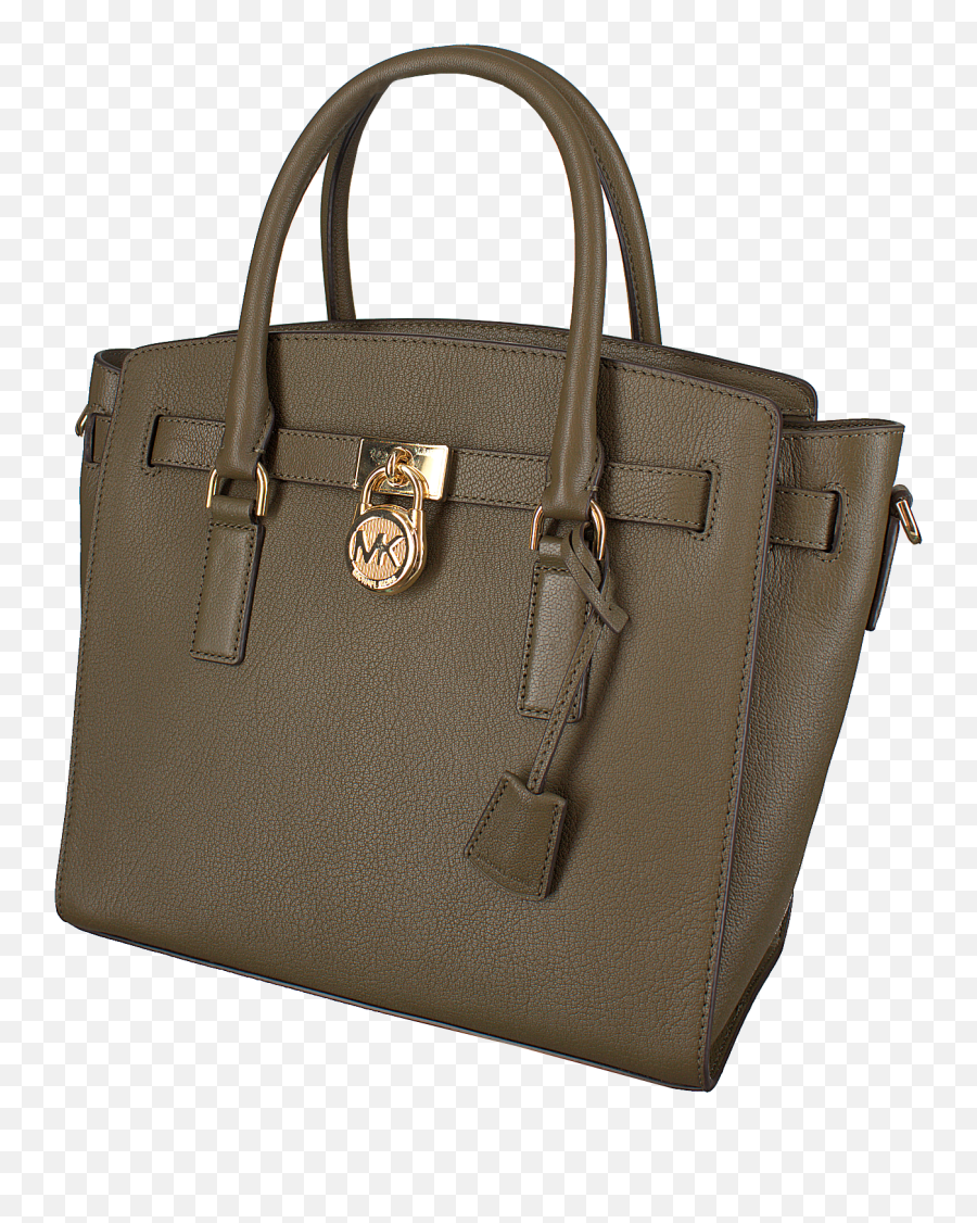 Green Michael Kors Shoulder Bag - Birkin Bag Emoji,Hamilton Medium Logo Satchel
