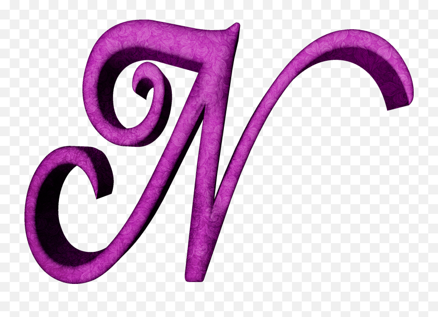 Script Alphabet Alphabet Alphabet - Alfabeto Estampado De Hojas En Fucsia Emoji,Purple Rain Logo