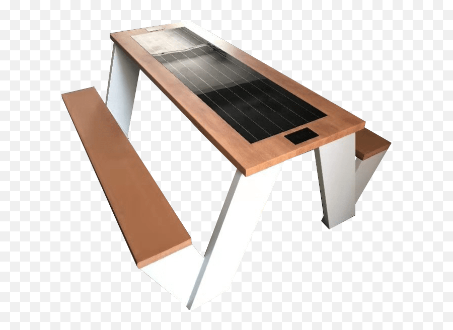Solar Power Charging Station - Outdoor Solar Charging Station Emoji,Picnic Table Png