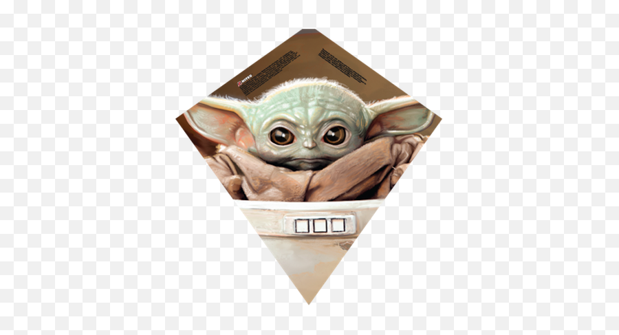 23 Baby Yoda Diamond Kite Emoji,Baby Yoda Transparent