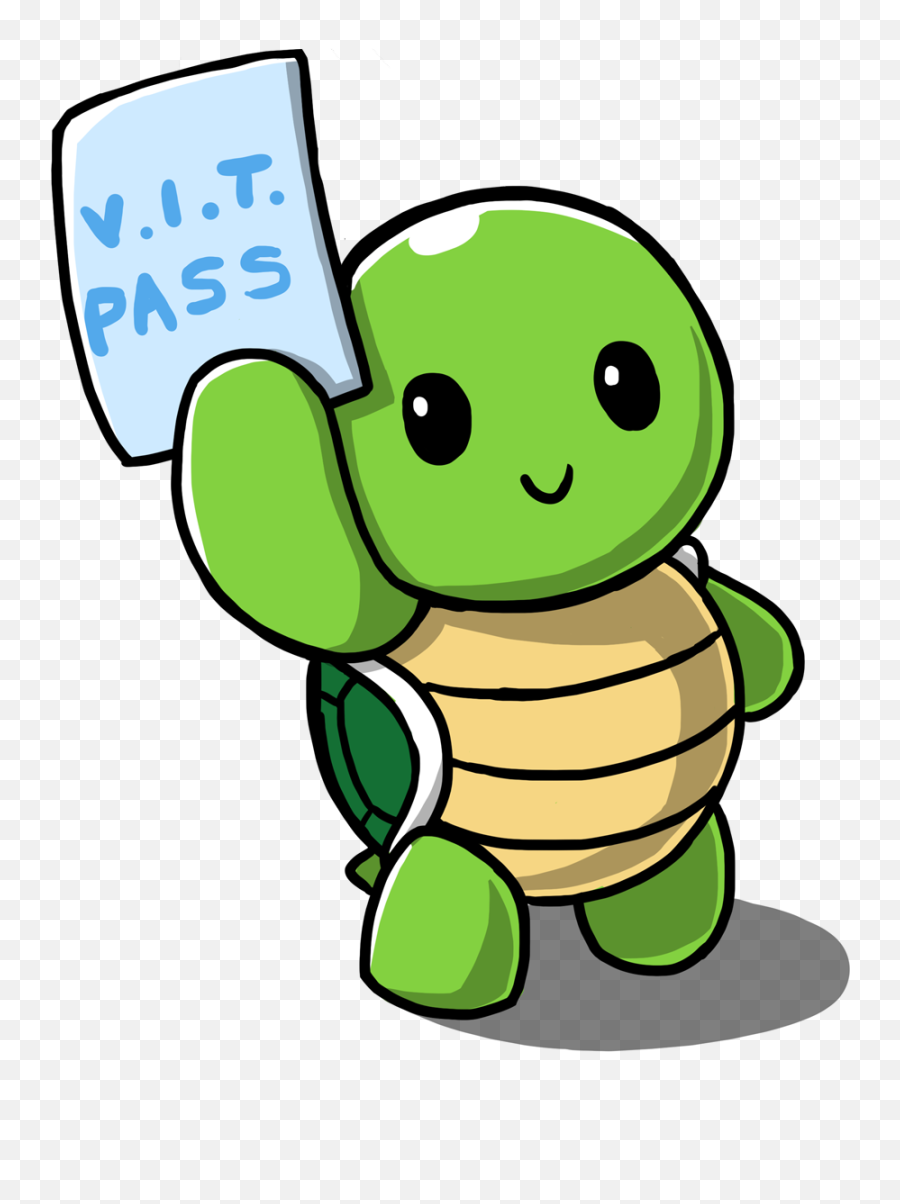 Convention Turtle - Kawaii Turtle Emoji,Turtle Clipart