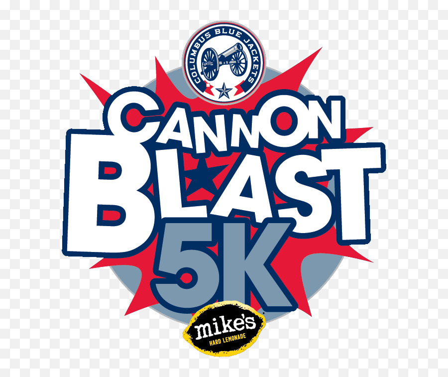 Cannon Blast 5k Presented By Mikeu0027s Hard Lemonade Cannon Emoji,Columbus Blue Jackets Logo Png