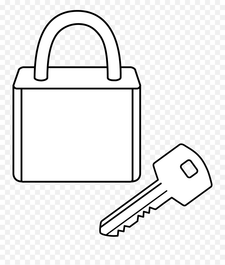 Free Lock Cliparts Download Free Clip Art Free Clip Art On - Key Lock Clipart Black And White Emoji,Lock Clipart