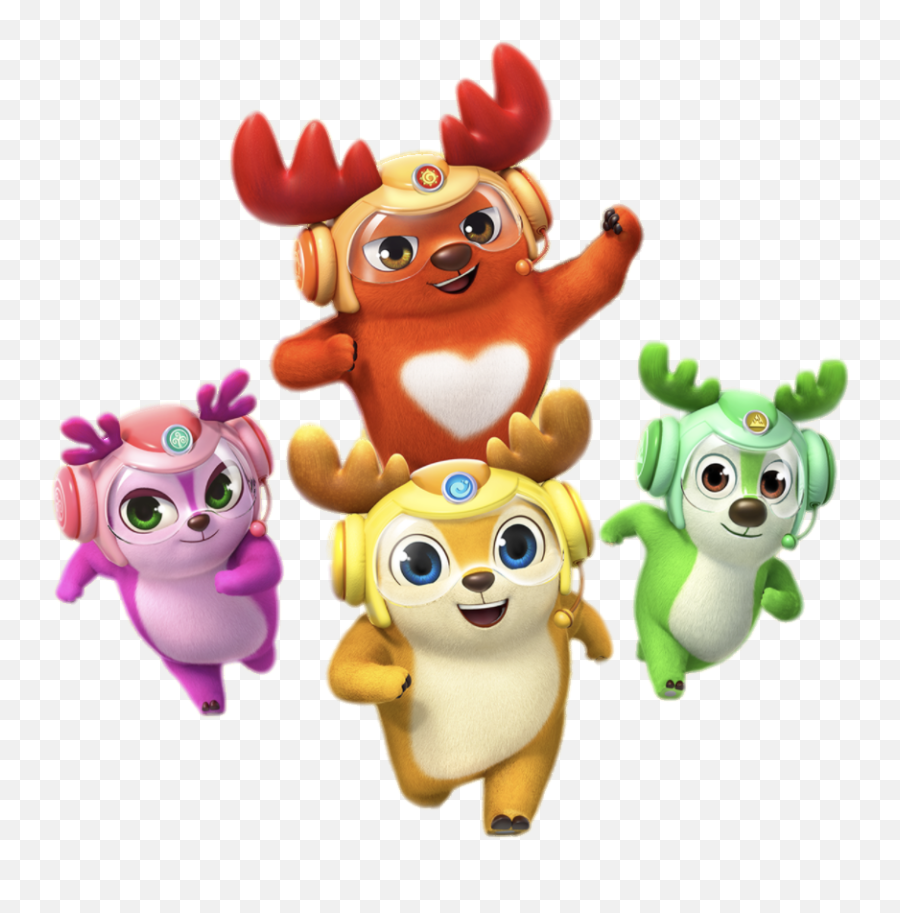 Check Out This Transparent Deer Squad - Meet The Squad Png Image Emoji,Deer Tracks Clipart