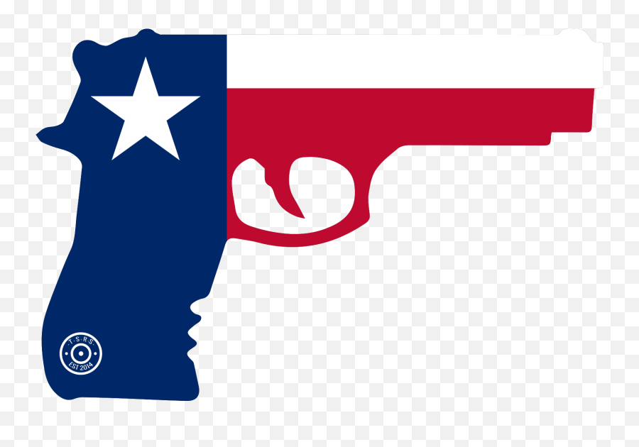 Gun Decals State Flag For Texas Auto Decals - Texas Flag And Emoji,Texas Flag Transparent
