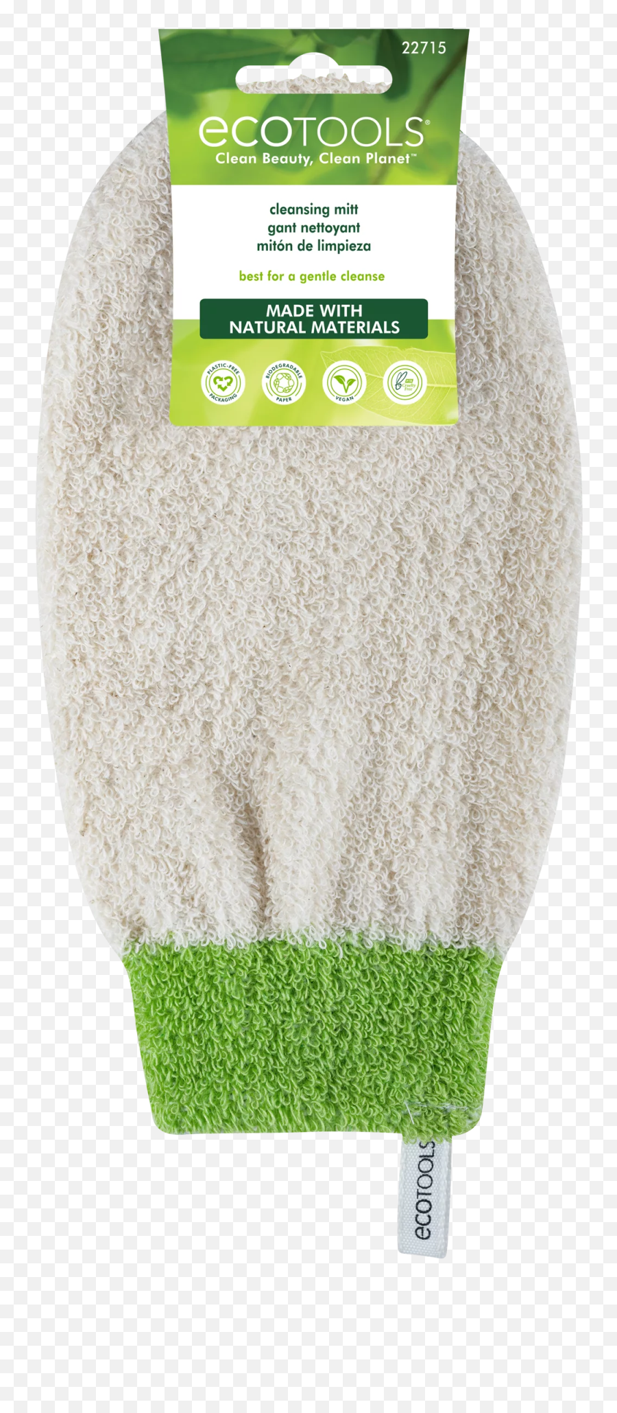 Ecotools Bath And Shower Cleansing Mitt For Body Moderate Exfoliation Single Emoji,Limpieza Png