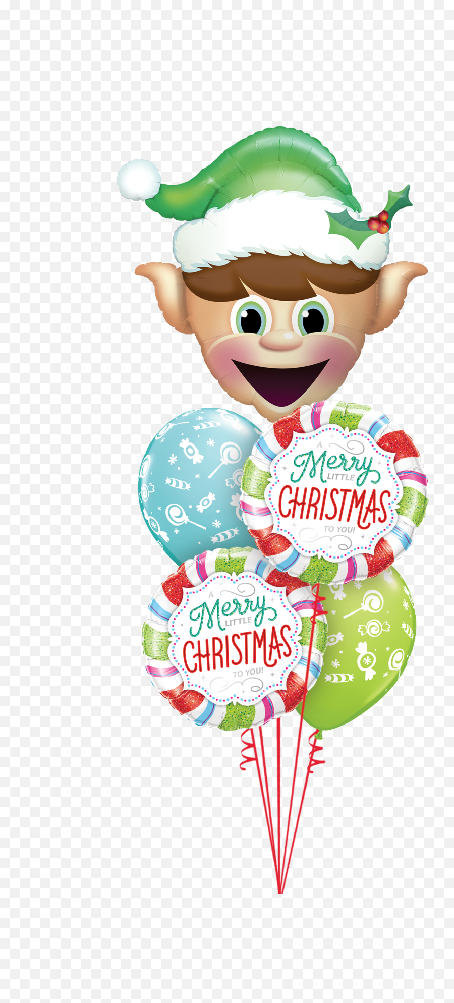 Christmas Balloons - Merry Little Christmas To You Balloon Emoji,Small Christmas Clipart