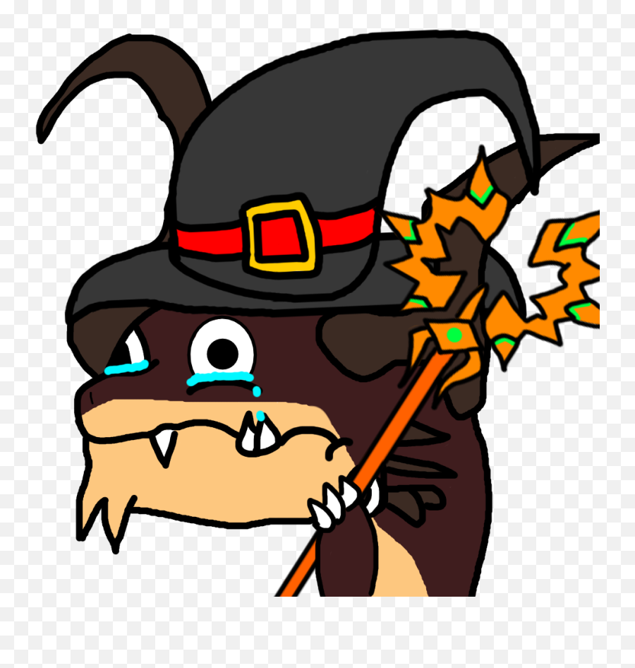 Poor Derpogoz He Got Dressed Up As A Witch And Was Hours Emoji,Biblethump Transparent