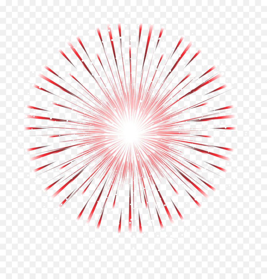 Red Firework Transparent Png Clip Art - Transparent Red Fireworks Png Emoji,Fireworks Transparent