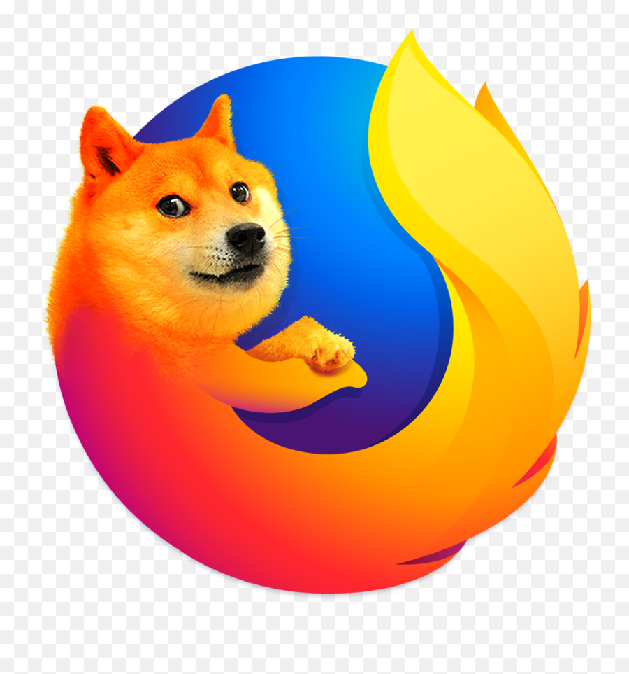 Ahahaha Such New Many Logo Wow Icon - Doge Firefox New Logo Emoji,Firefox Logo