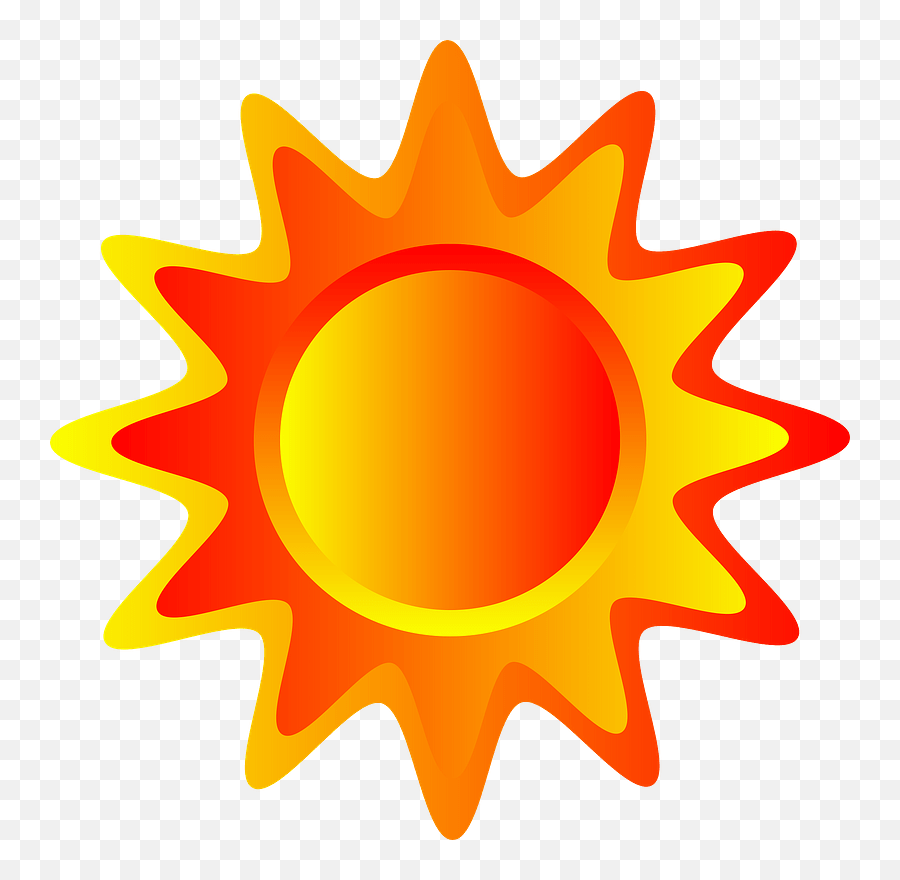 Library Of Sun And Ocean Royalty Free Library Png Files - Clipart Sun Orange Emoji,Sunshine Clipart