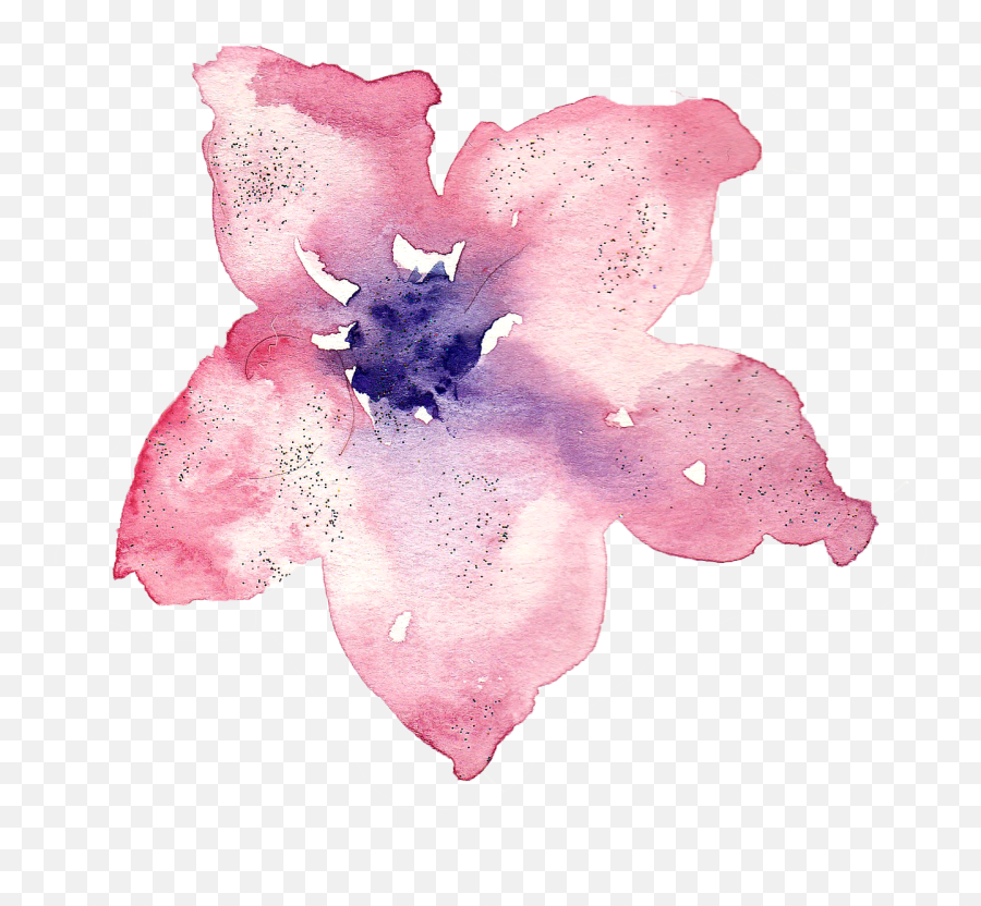 Floral Watercolor Png - Watercolor Transparent Emoji,Watercolor Png