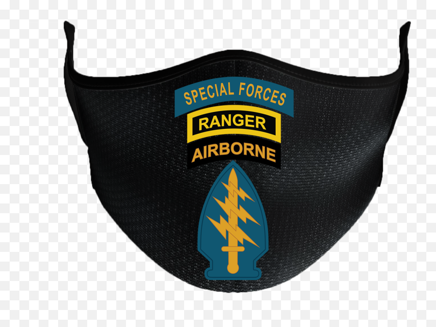 Triple Canopy Mask - Solid Emoji,Army Ranger Logo