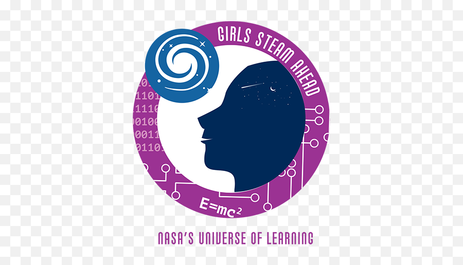 Girls Steam Ahead With Nasa U2014 Universe Of Learning - Language Emoji,Nasa Logo Transparent