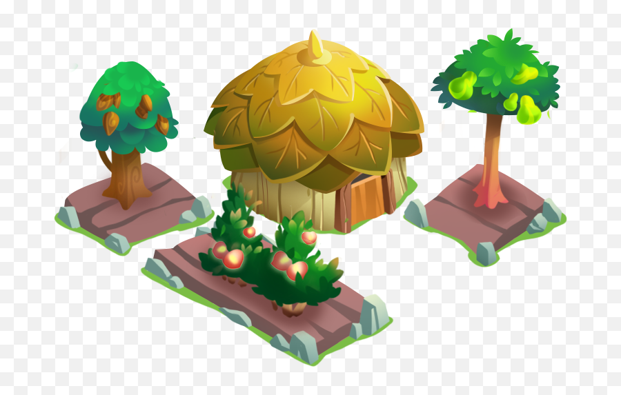Big Farm Also Includes The Crops From The Farm - Portable Palm Trees Emoji,Crops Clipart