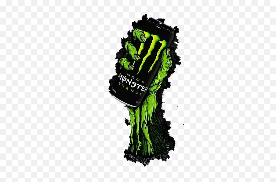 Monster Energy Stickers For Whatsapp - Monster Energy Sticker Emoji,Monster Drink Logo
