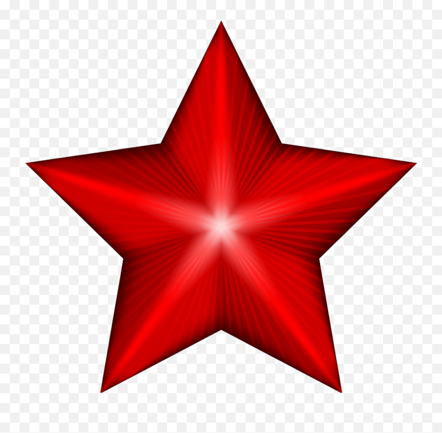 Red Star Clipart Transparent - Red Christmas Star Emoji,Stars Clipart Transparent