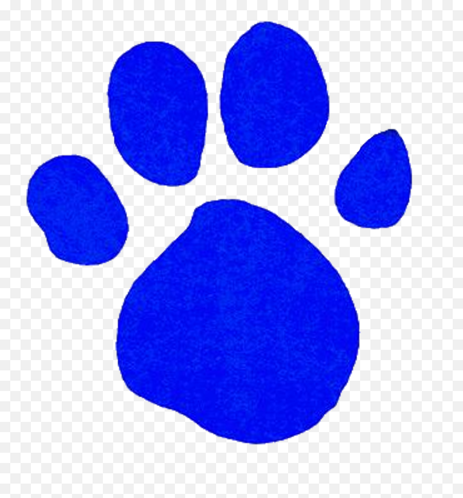 Dog Paw Clip Art - Print Png Download 13411365 Free Blues Paw Print Emoji,Dog Paw Print Clipart
